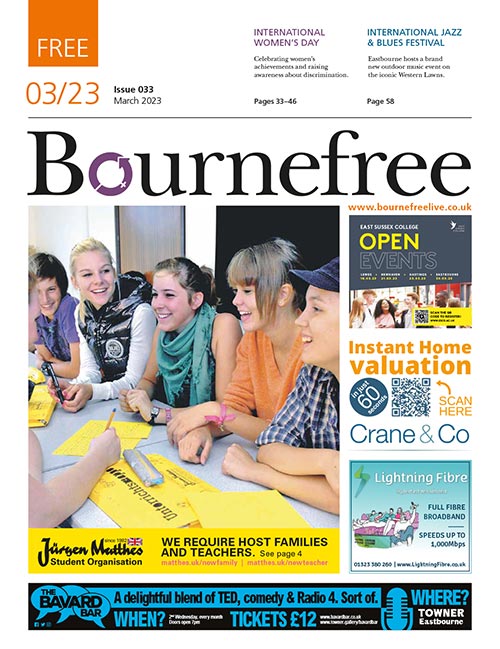 Bournefree Magazine – March 2023 Cover thumb
